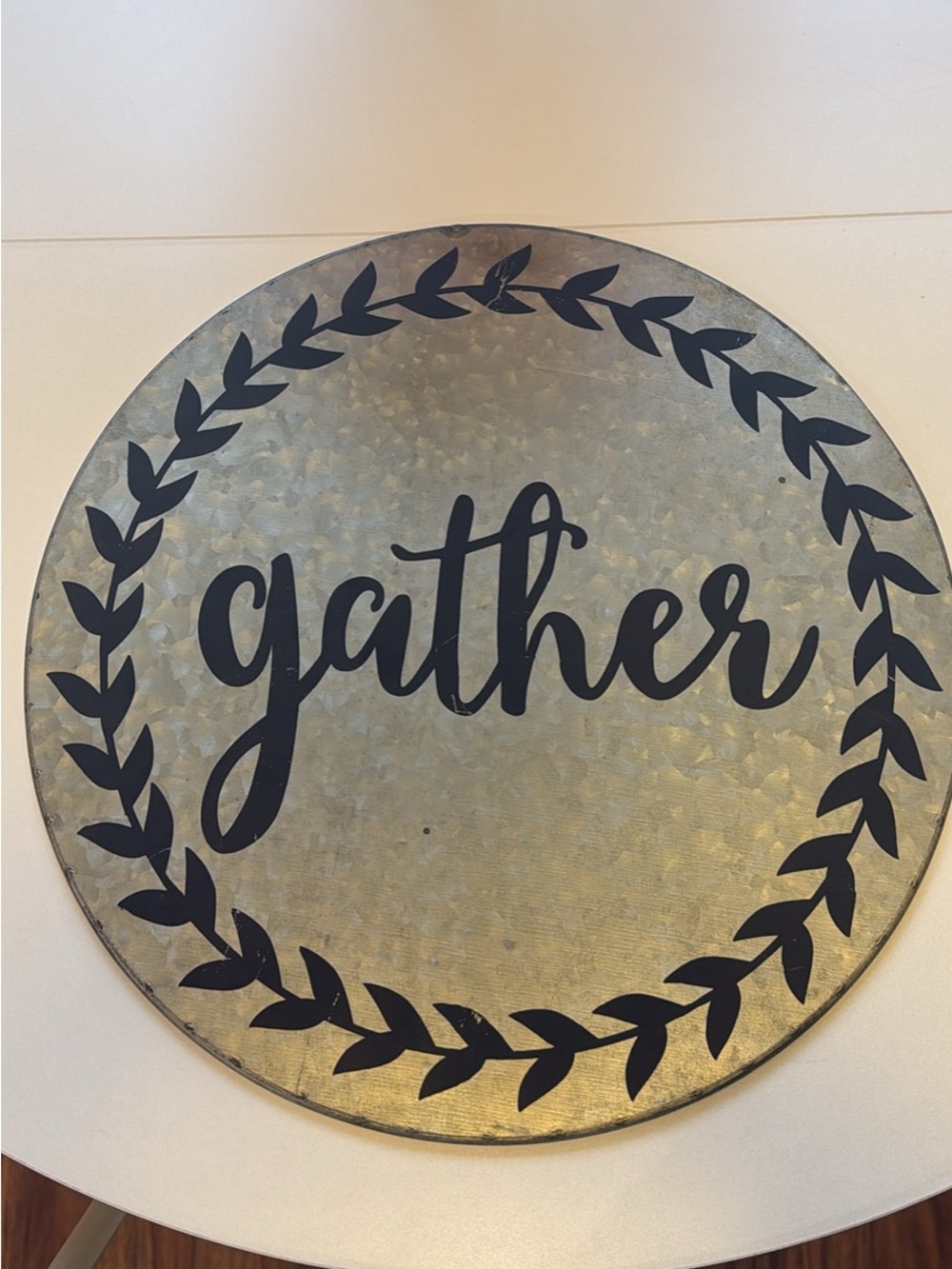 Tin Gather sign